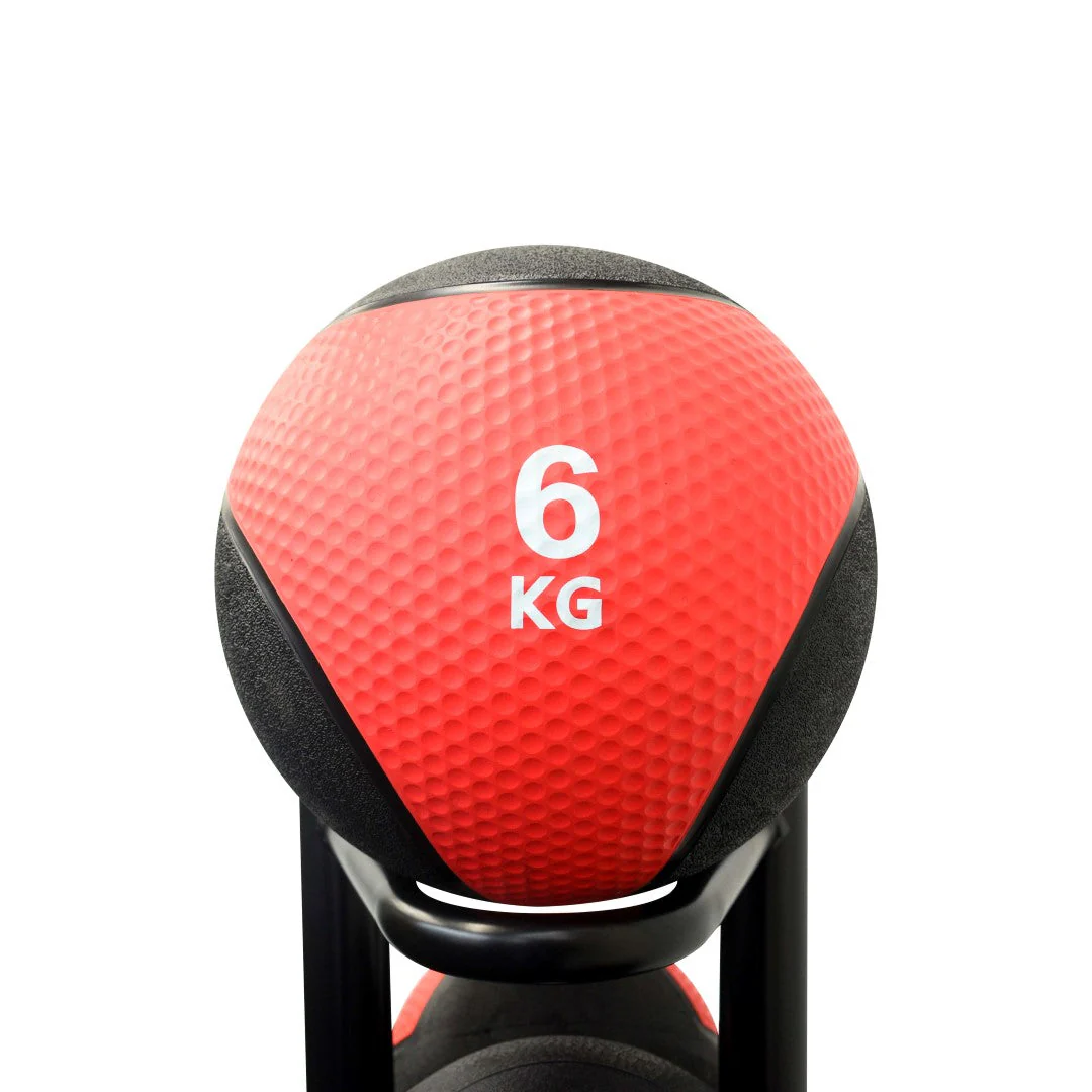 1–10kg Medicine Ball Set with Rack for Home & Gym Workouts - Image 3