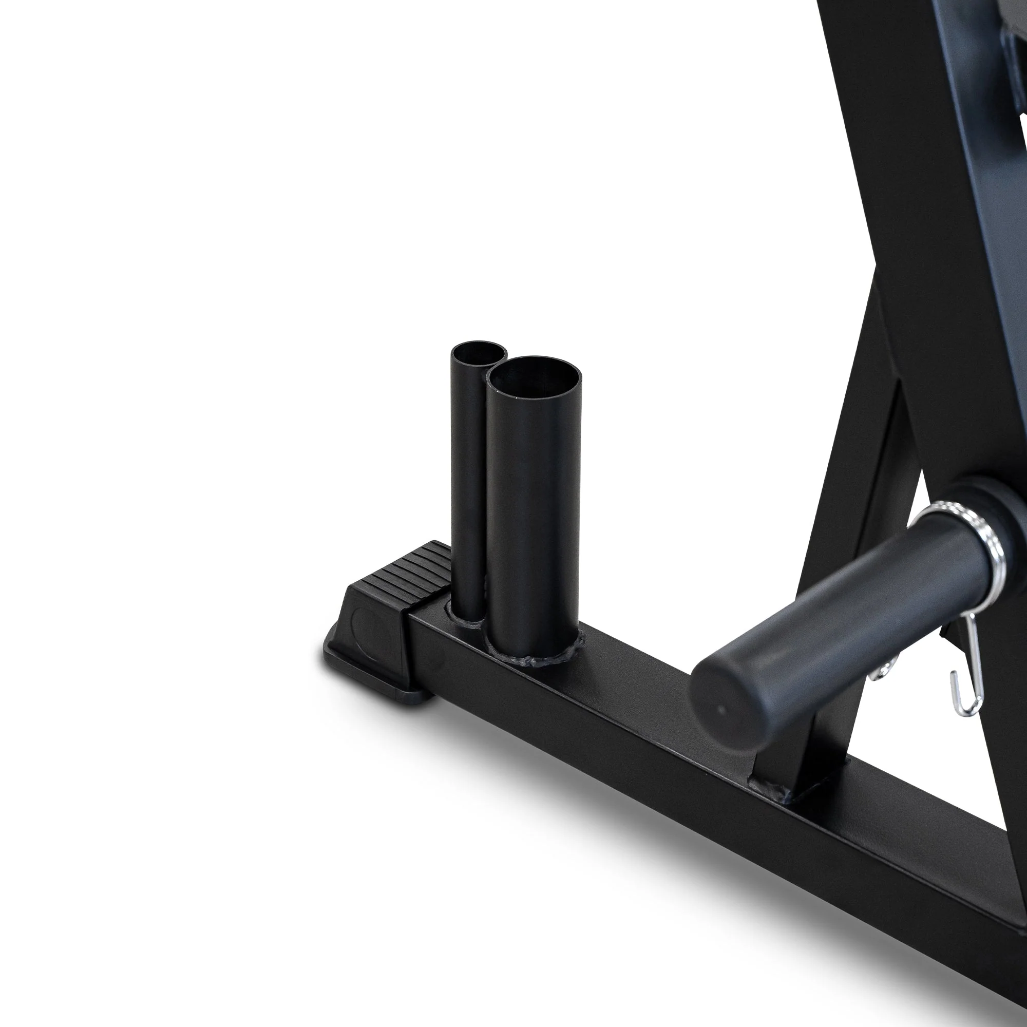 1-25kg Rubber Hex Dumbbells + 3-Tier Multi-Storage Rack - Image 8