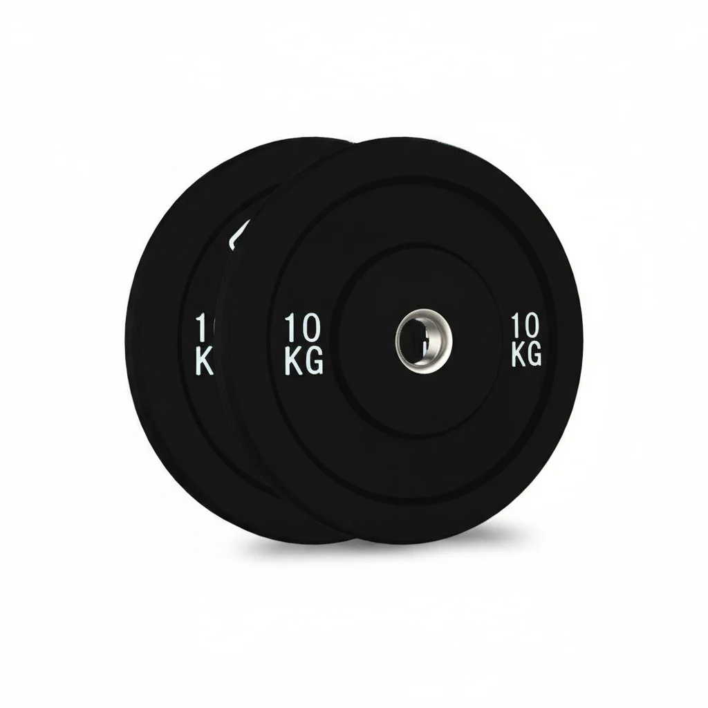 100kg Professional Black Bumper Weight Plates - Image 4