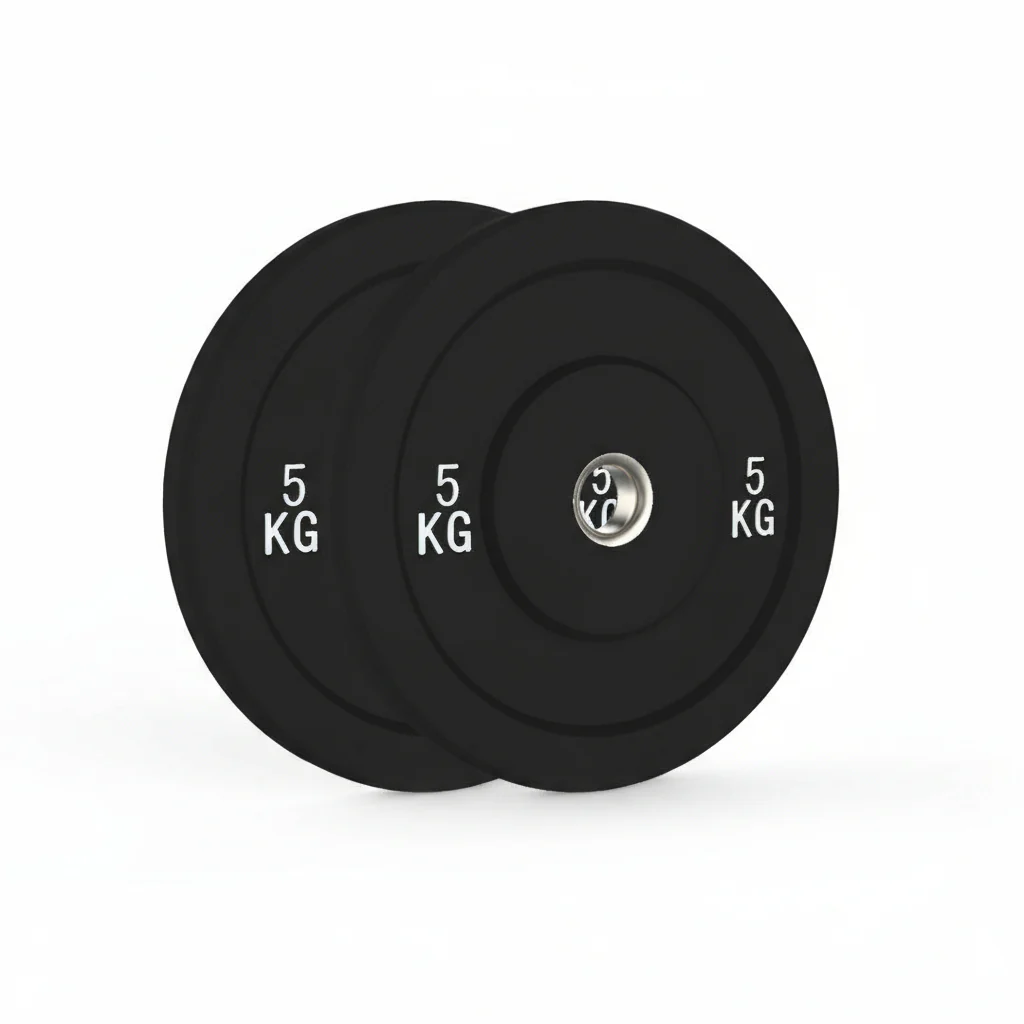 100kg Professional Black Bumper Weight Plates - Image 5