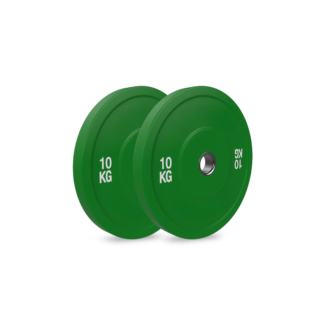 100kg Professional Coloured Bumper Weight Set - Image 3