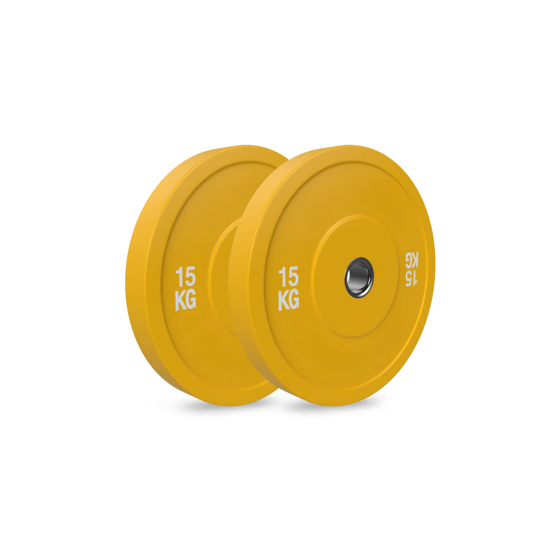 100kg Professional Coloured Bumper Weight Set - Image 4