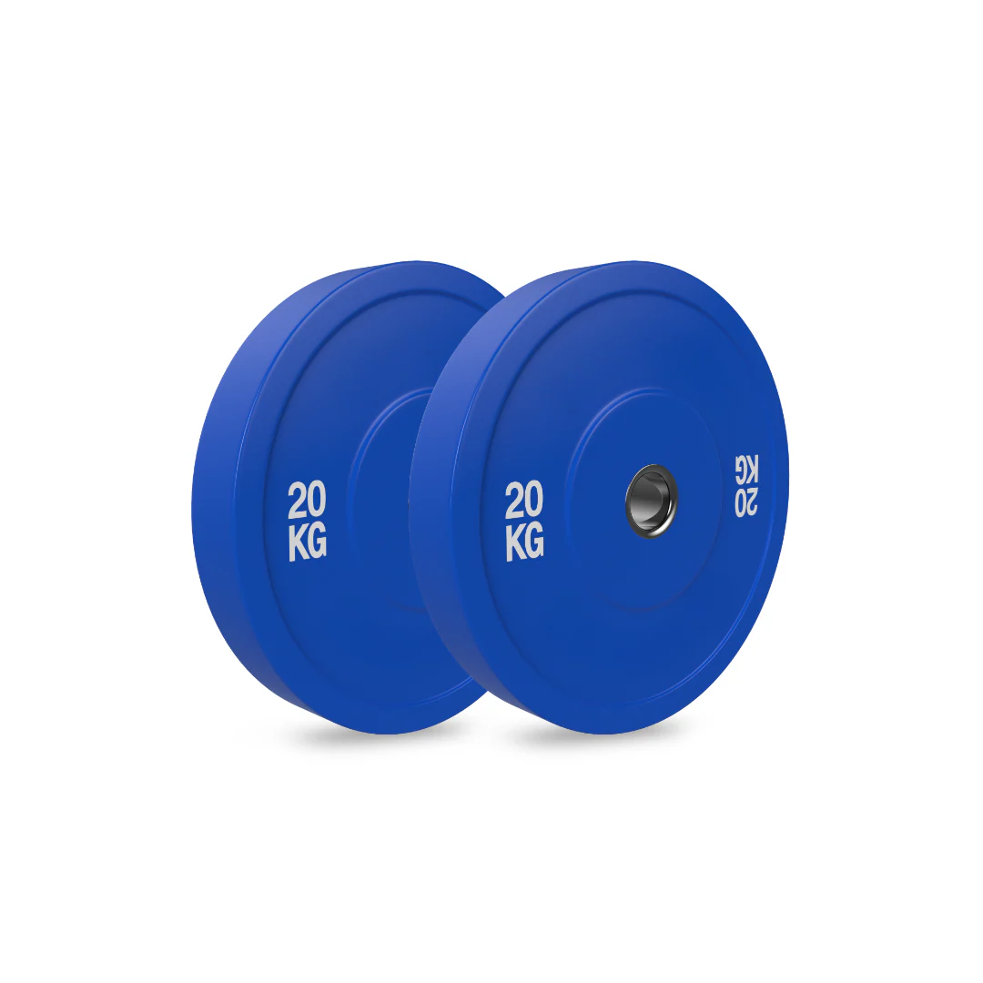 100kg Professional Coloured Bumper Weight Set - Image 5