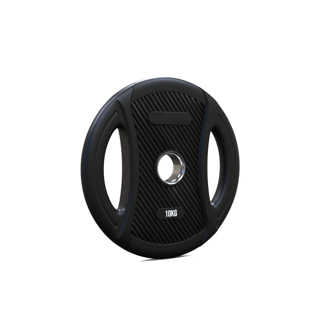 10kg PVC Weight Plates Pair for Barbell Training - Image 3