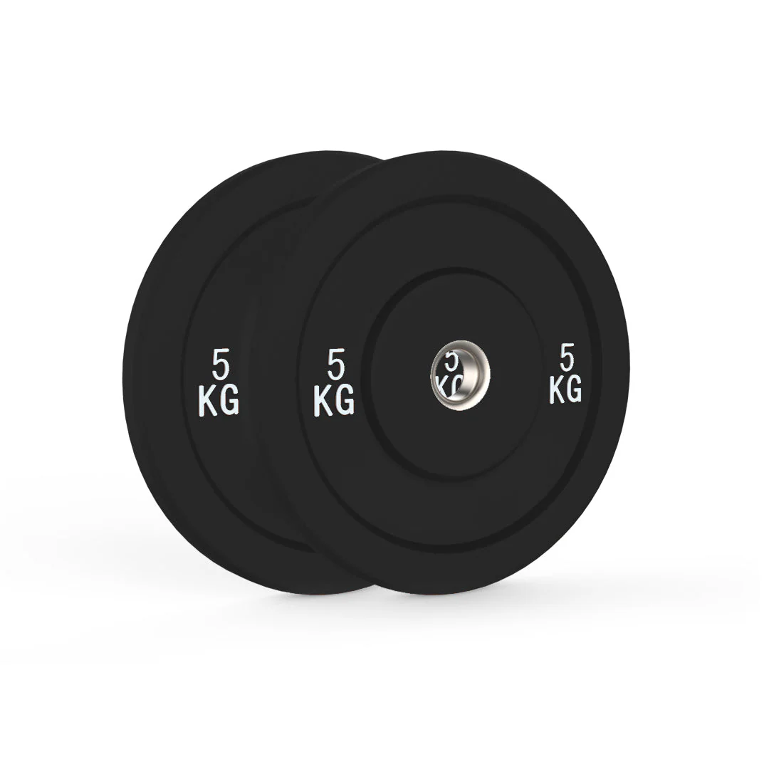 Pro Olympic Barbell & 120kg Bumper Plate Set with Clips - Image 8