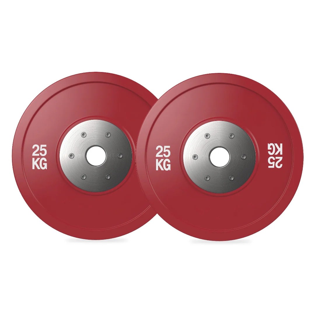 140kg Pro Competition Coloured Bumper Weight Plate Set - Image 5