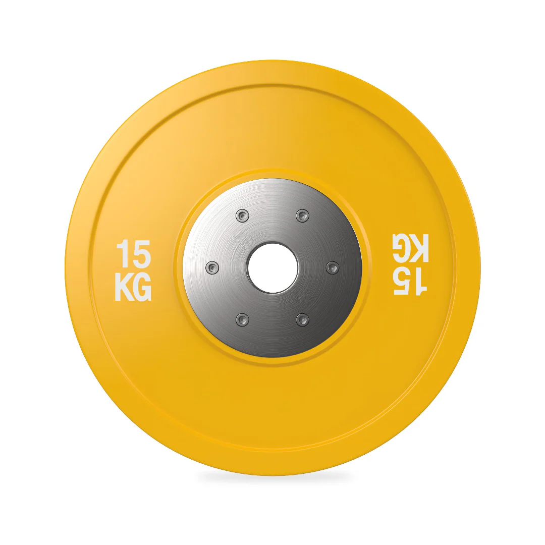 15kg Competition Bumper Plate Pair for Olympic Lifting - Image 4