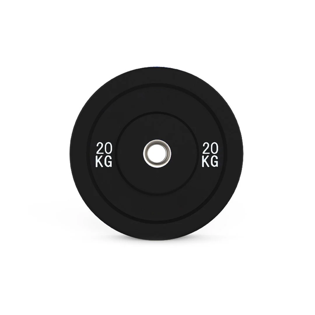 20kg Olympic Black Bumper Plates – Pair - Image 3