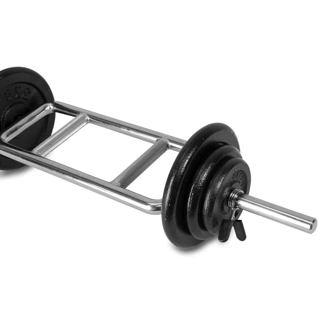 35kg Strength Training Hammer Curl & Triceps Bar Set - Image 5