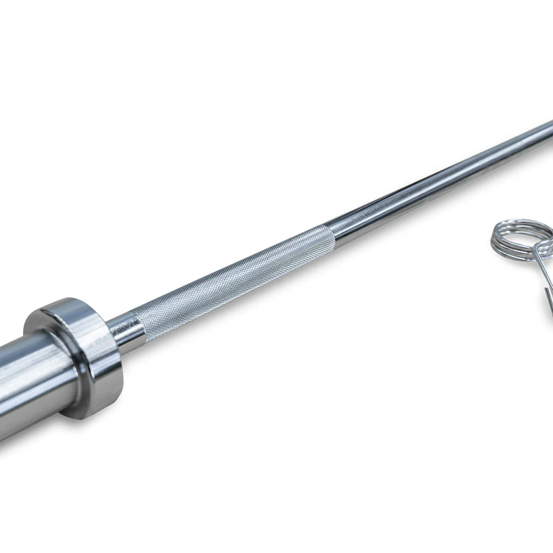 5ft Heavy-Duty Olympic Barbell – 12kg with Clips - Image 5