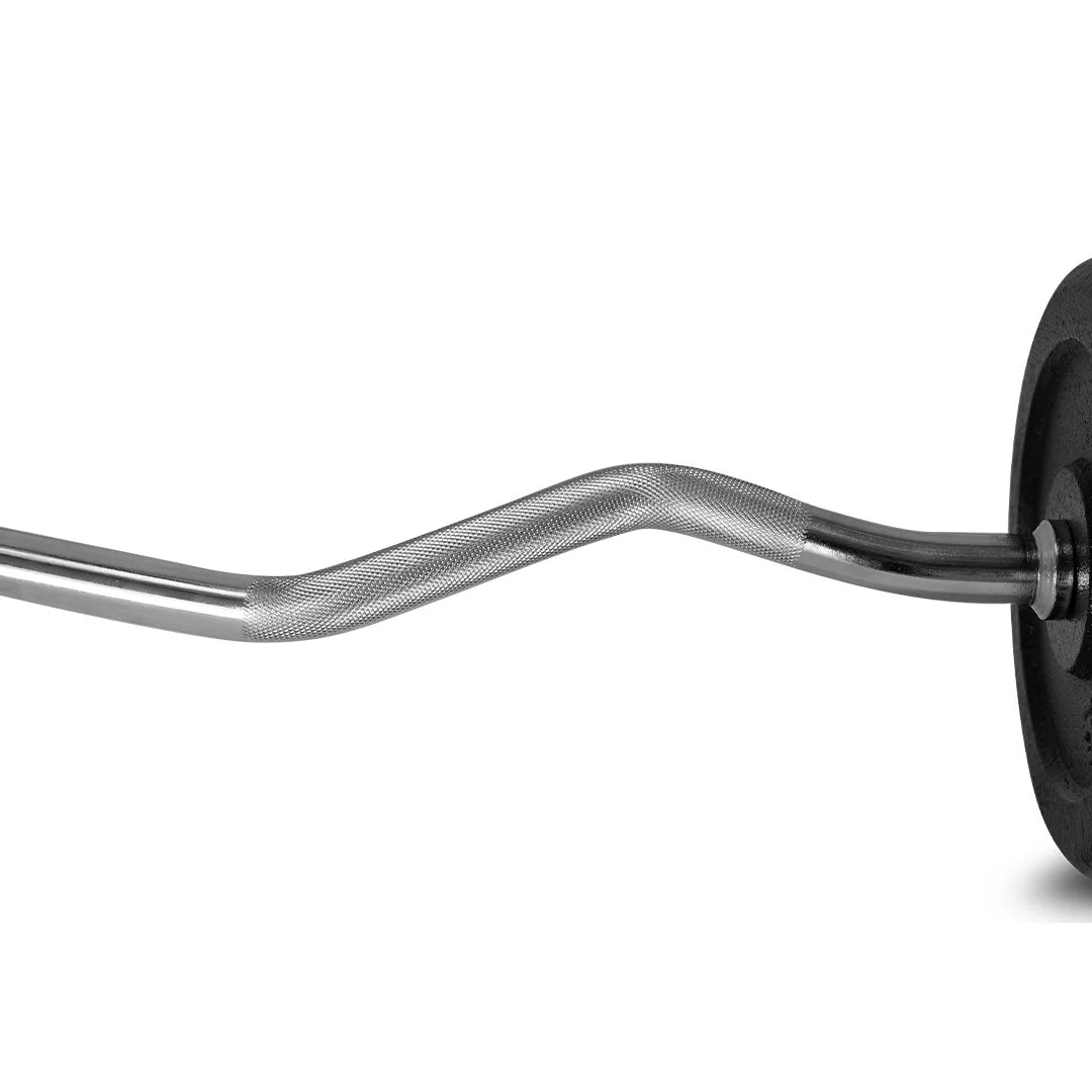 5-30kg Heavy-Duty EZ Curl Barbell Set - Image 5