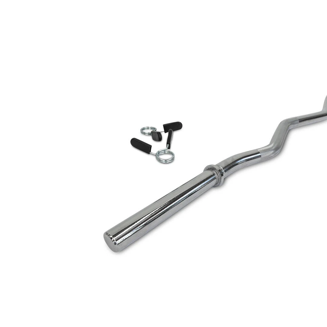 75kg Strength Training Set – 7ft Standard Bar, EZ Curl Bar & Dumbbells - Image 4