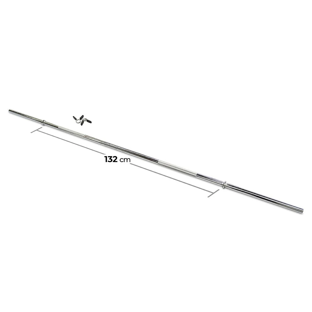 7ft Weightlifting Barbell + 75kg Plate Set - Image 3