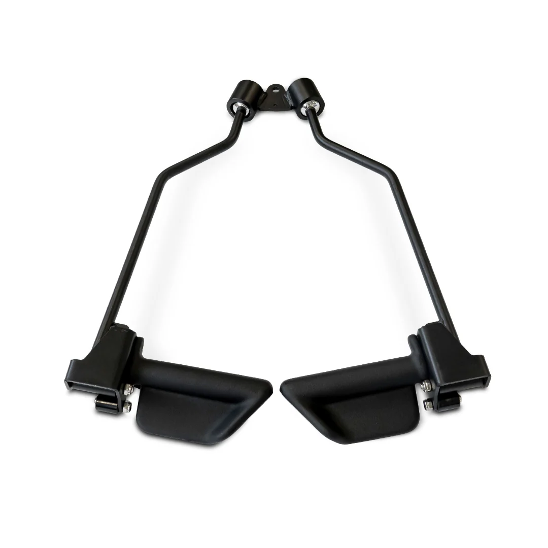 Gym Cable Attachment Set with Adjustable Rubber Handles - Image 3