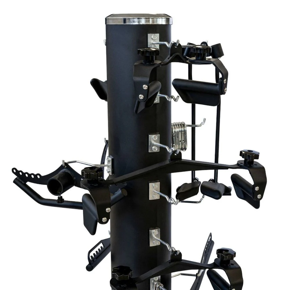8-Piece Cable Attachment Kit with Adjustable NEO GRIP Handles and Rack - Image 3