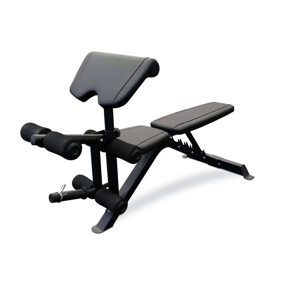 Weight Bench + Barbell & Adjustable Dumbbells 110kg Set - Image 3