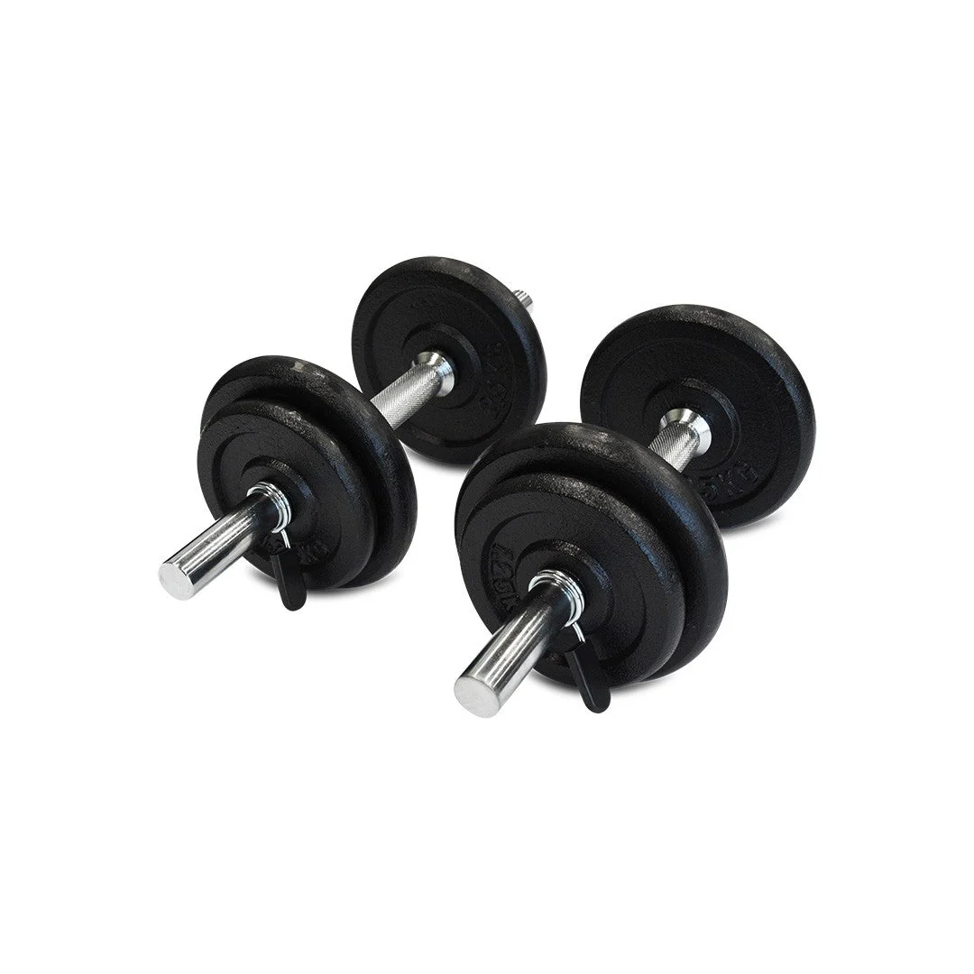 Weight Bench + Barbell & Adjustable Dumbbells 110kg Set - Image 6