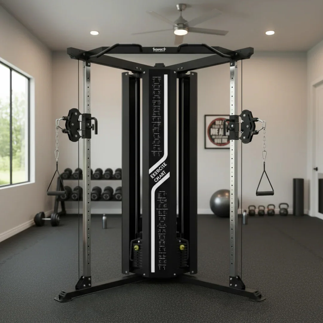 Impact Fitness Compact Functional Trainer with Bench & Leg Developer - Image 3