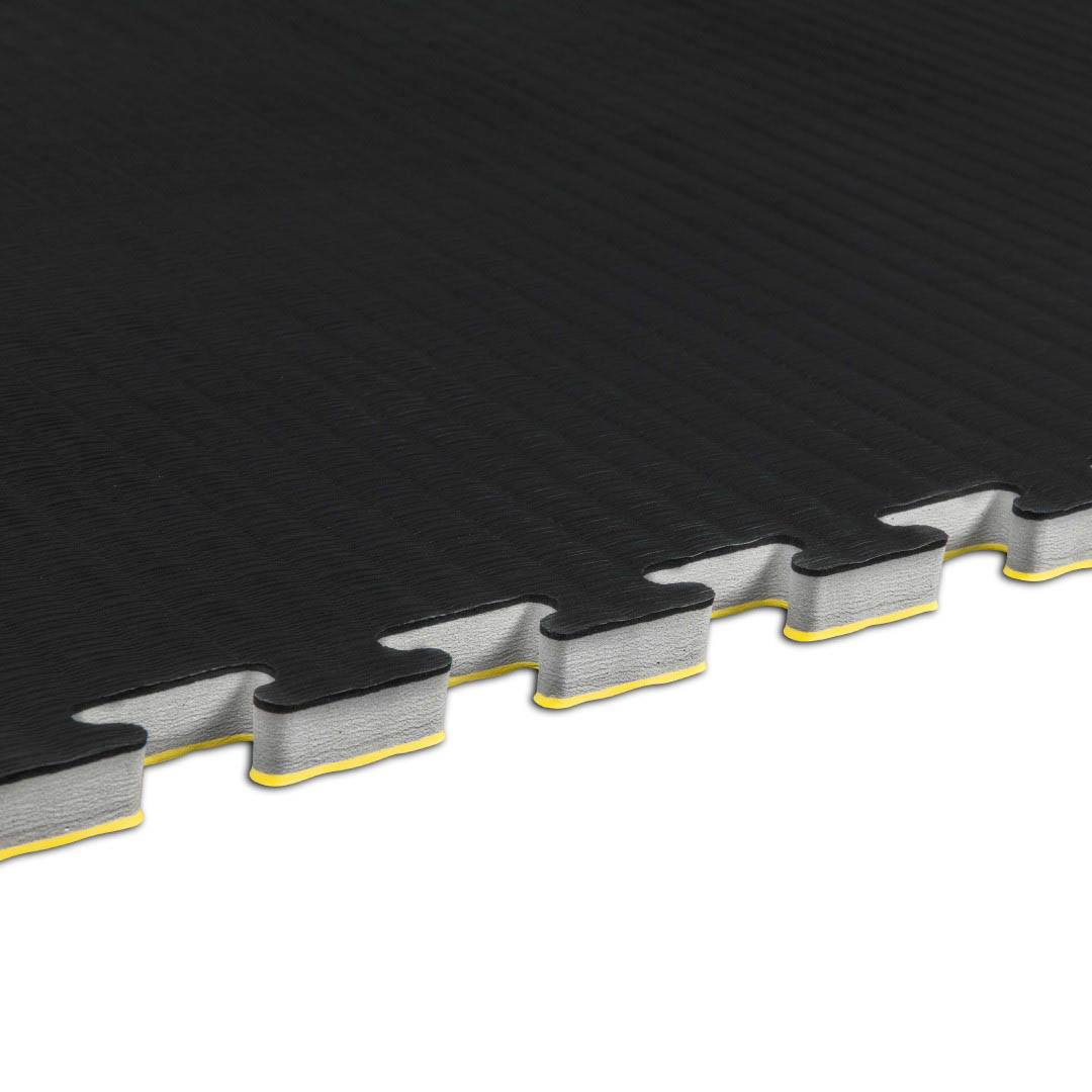 EVA Tatami Jigsaw Mat 20mm – Black/Yellow - Image 4