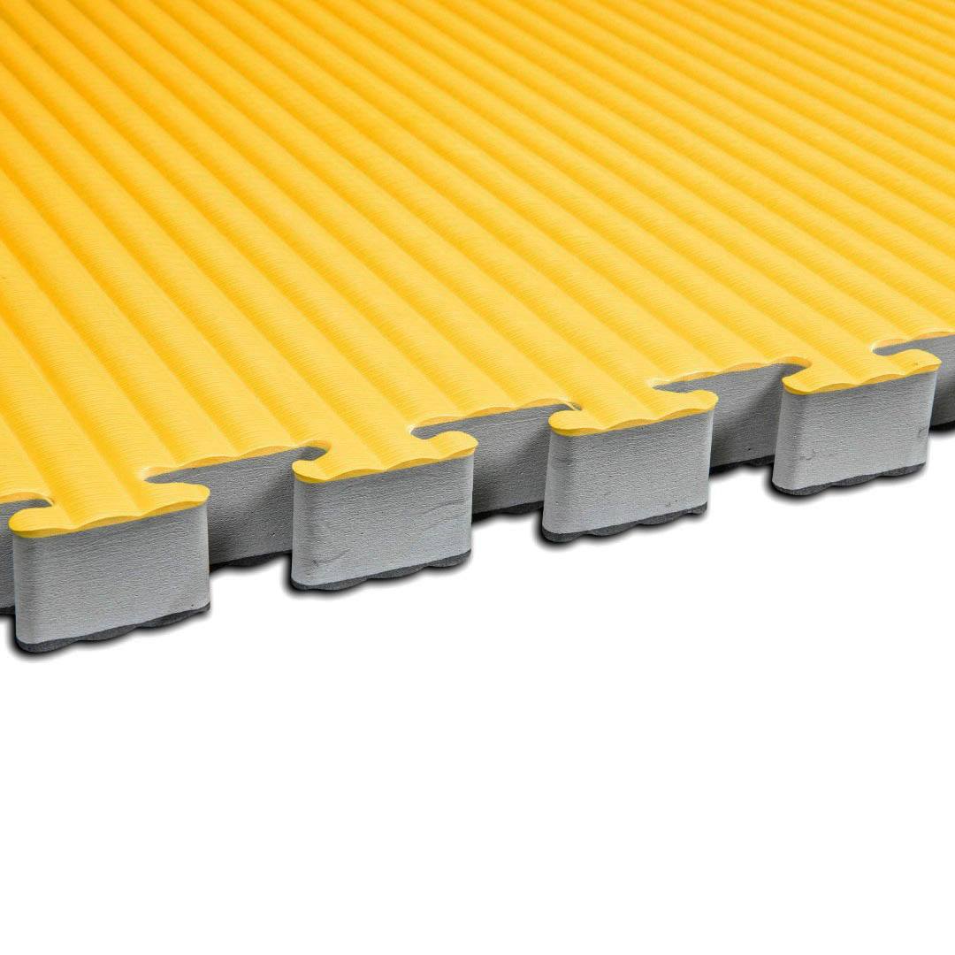 40mm EVA Tatami Jigsaw Mat – Black/Yellow - Image 5
