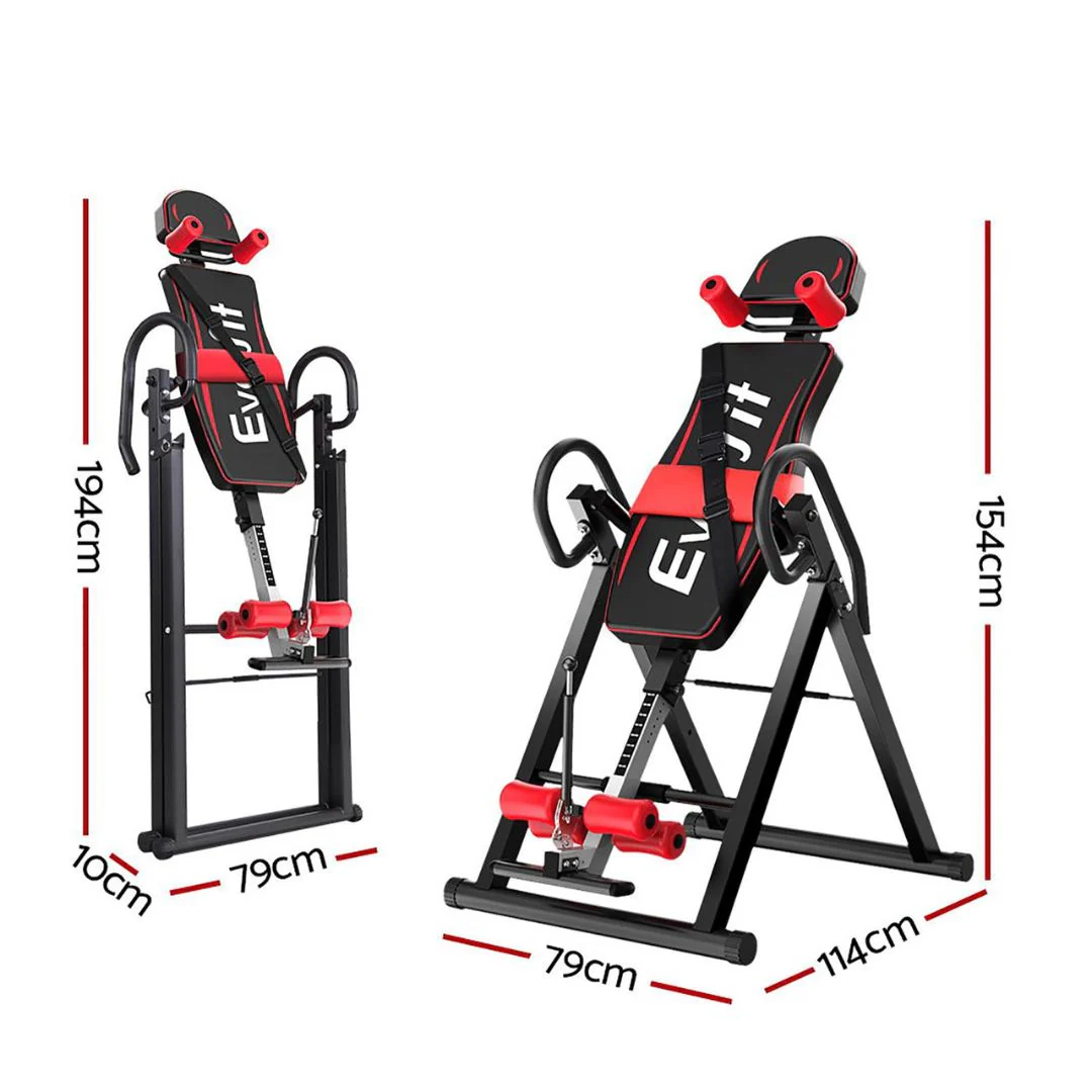 Everfit Inversion Table Gravity Exercise Inverter Back Stretcher - Image 2