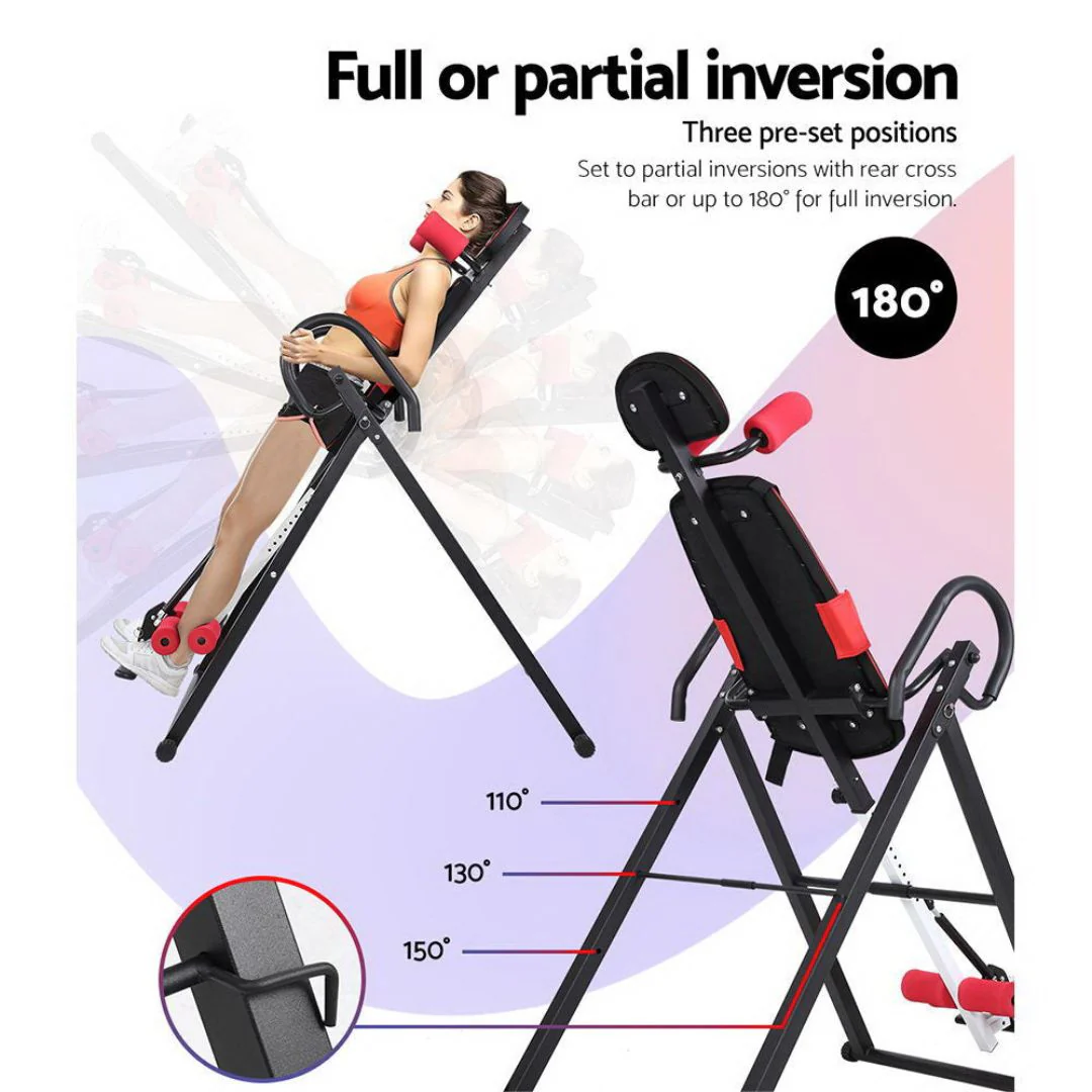 Everfit Inversion Table Gravity Exercise Inverter Back Stretcher - Image 5