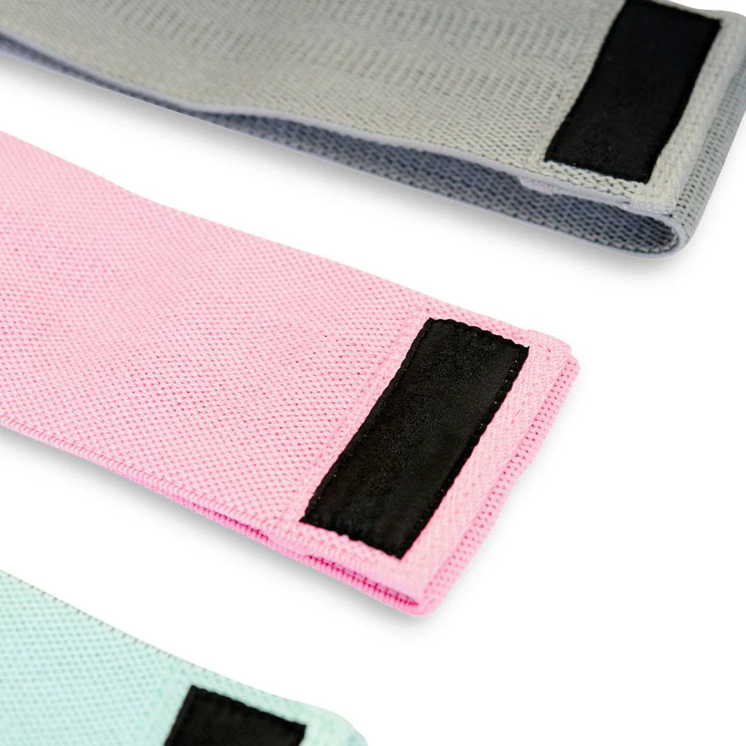 3-Pack Fabric Booty Bands for Glute Workouts - Image 3
