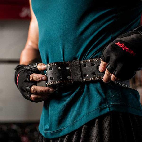 Harbinger Padded Leather Belt 6 Inch - Image 4