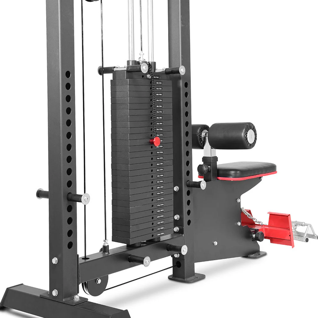 Lat Pulldown - Seated Row Machine with 140kg Weight Stack Heavy-Duty - Image 17