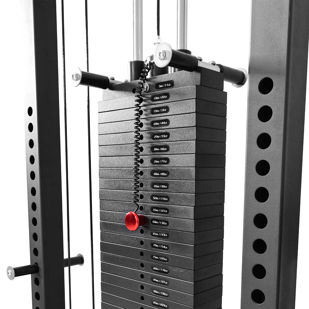 Lat Pulldown - Seated Row Machine with 140kg Weight Stack Heavy-Duty - Image 4