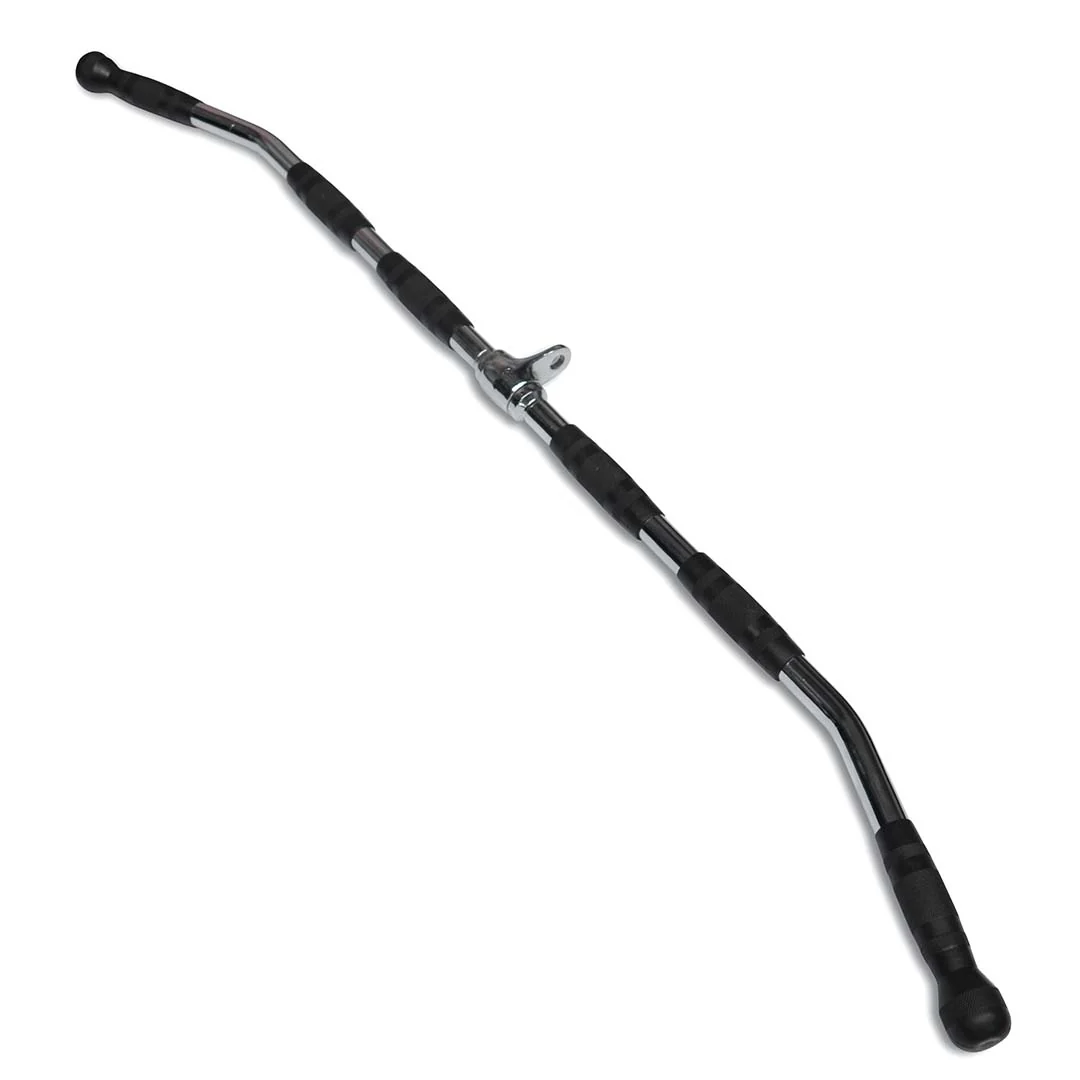1.2m Rotating Rubber Lat Pulldown Bar