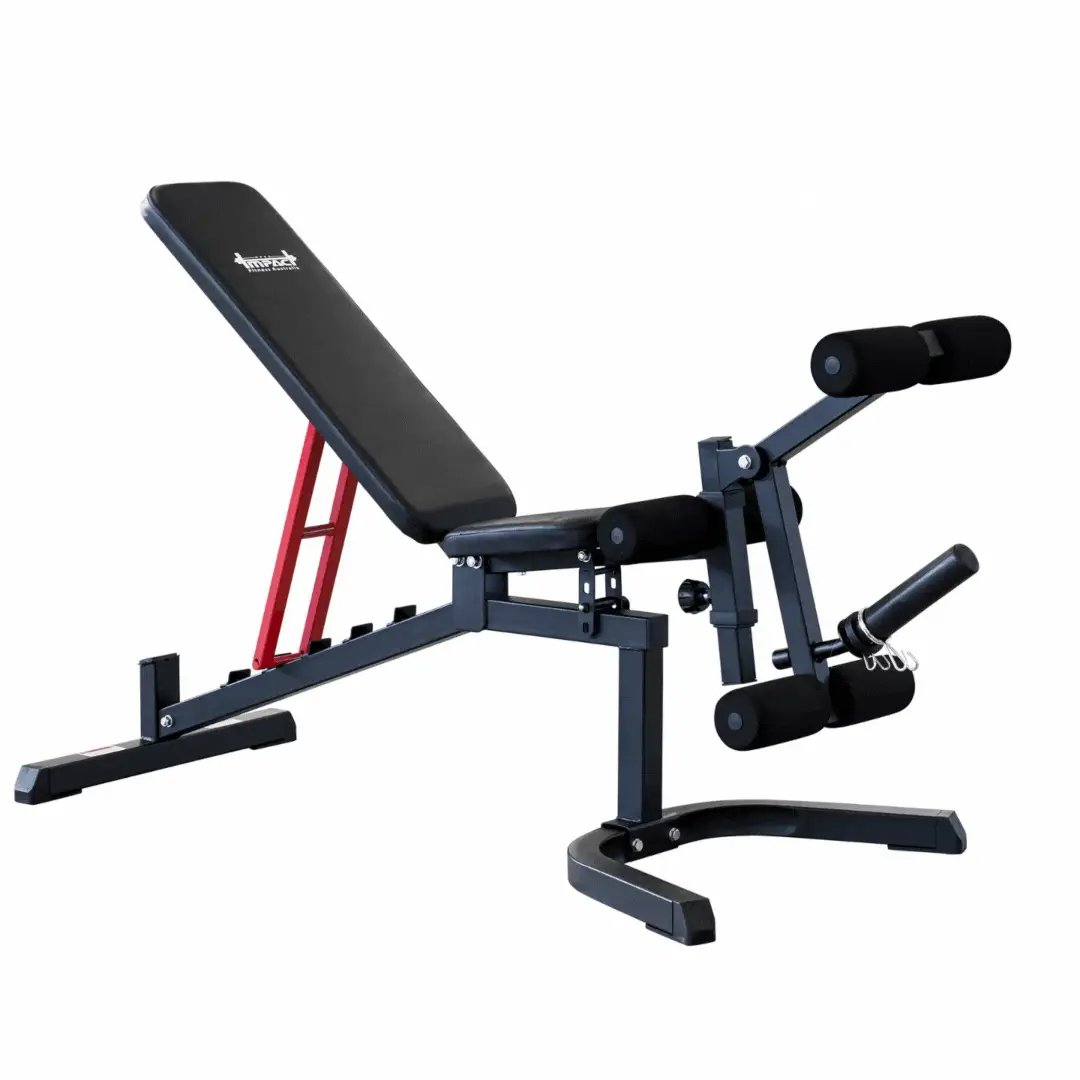 Adjustable Weight Bench with Leg Extension and Preacher Curl - Full Body Workout Bench for Home Gym - Image 9
