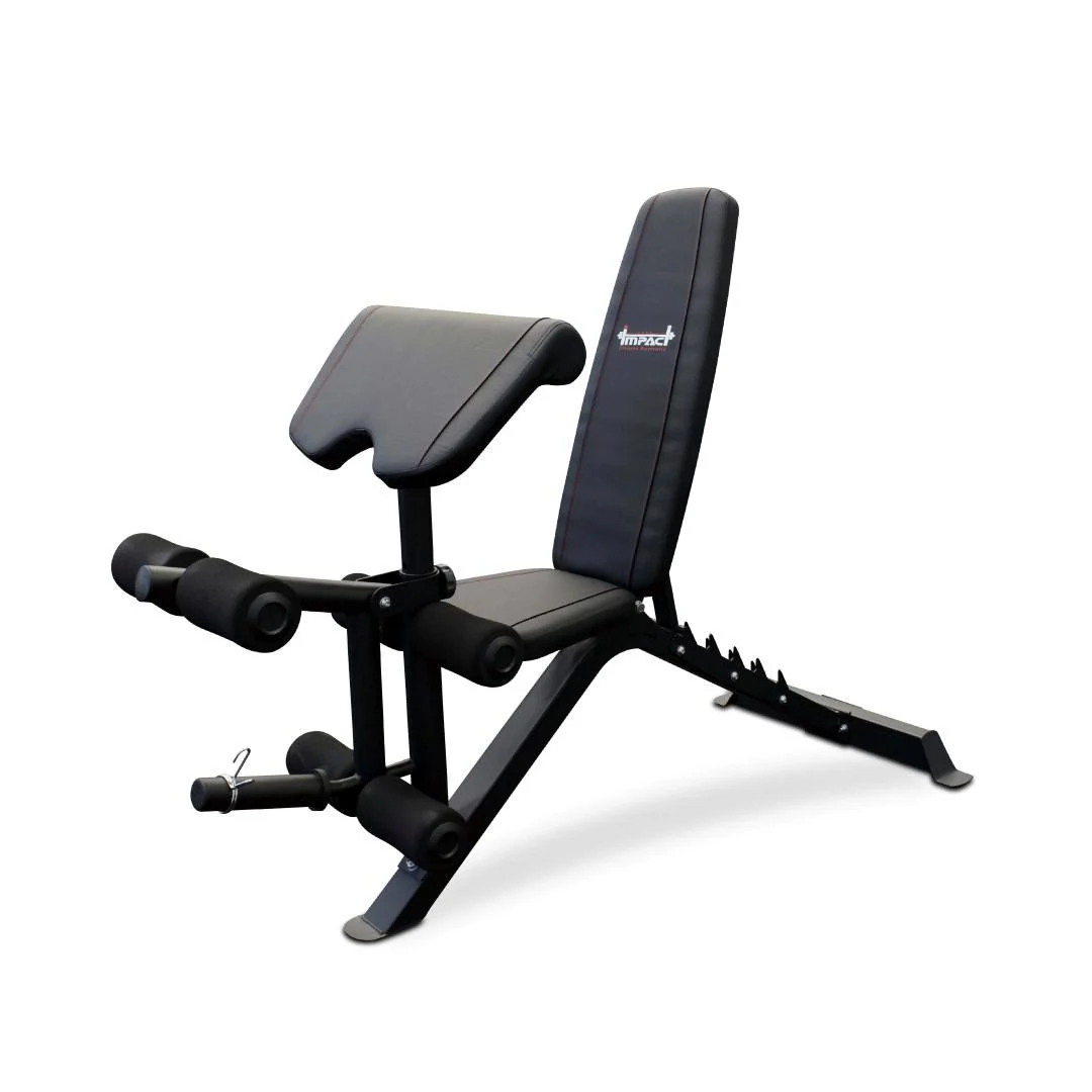 Weight Bench with Squat Rack and Leg Developer 2in1 Leg Extension / Leg Curl - Image 3