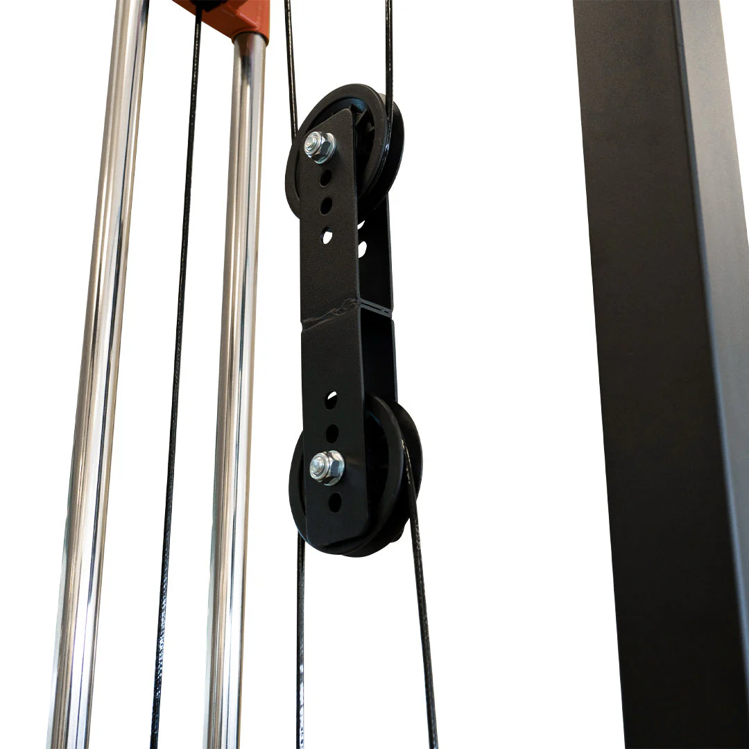 Lat Pulldown and Low Row Machine with Adjustable Weight Stack - Image 10