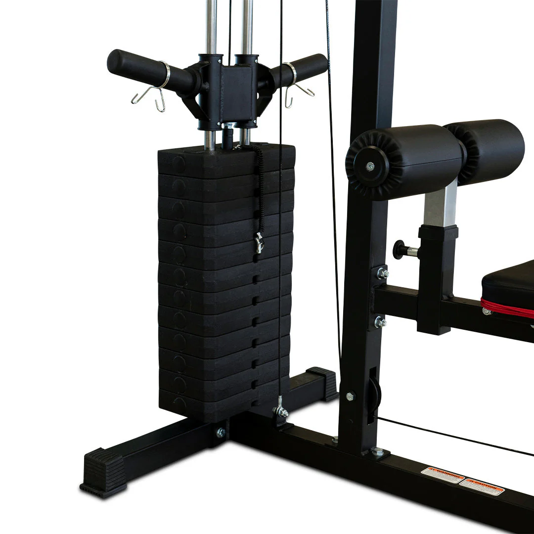 Lat Pulldown and Low Row Machine with Adjustable Weight Stack - Image 6