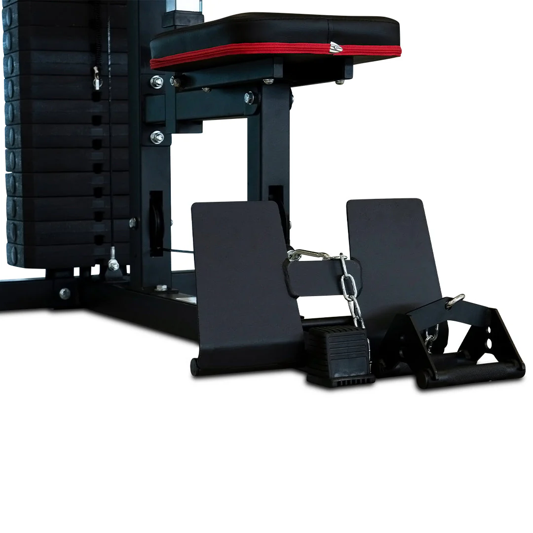 Lat Pulldown and Low Row Machine with Adjustable Weight Stack - Image 8