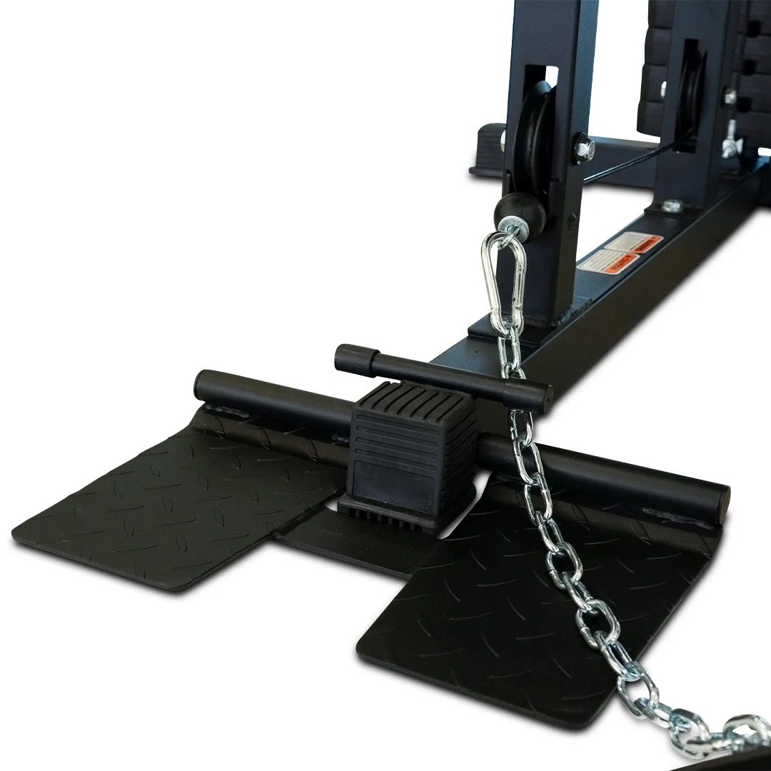Lat Pulldown and Low Row Machine with Adjustable Weight Stack - Image 9