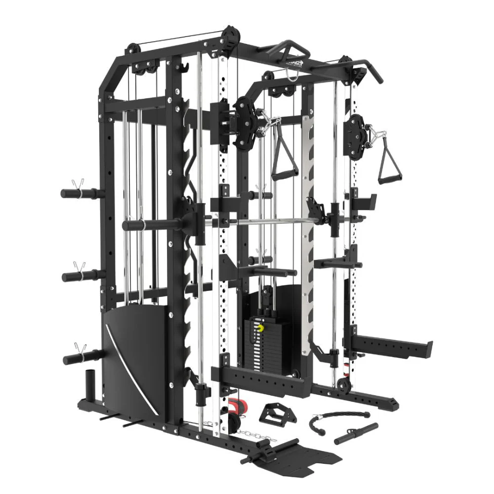 MF20 Functional Trainer with Squat Rack and Smith Machine – All-in-One Home Gym System - Image 4