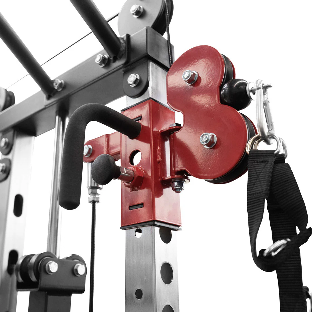 Impact Fitness Home Gym Functional Trainer with Adjustable Bench & 100kg Olympic Weights - Image 10