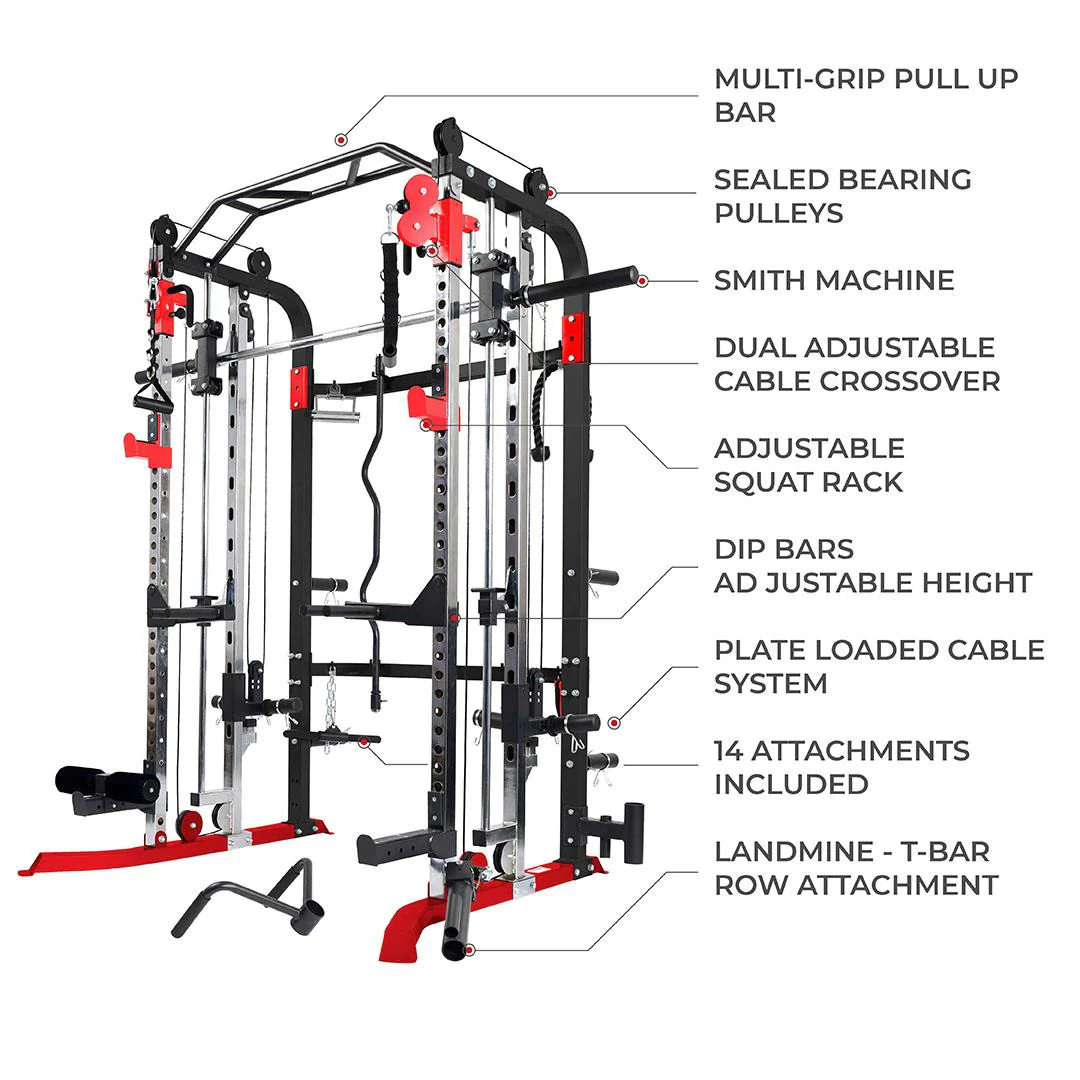 Impact Fitness Home Gym MF5 Trainer with Attachments - Image 6