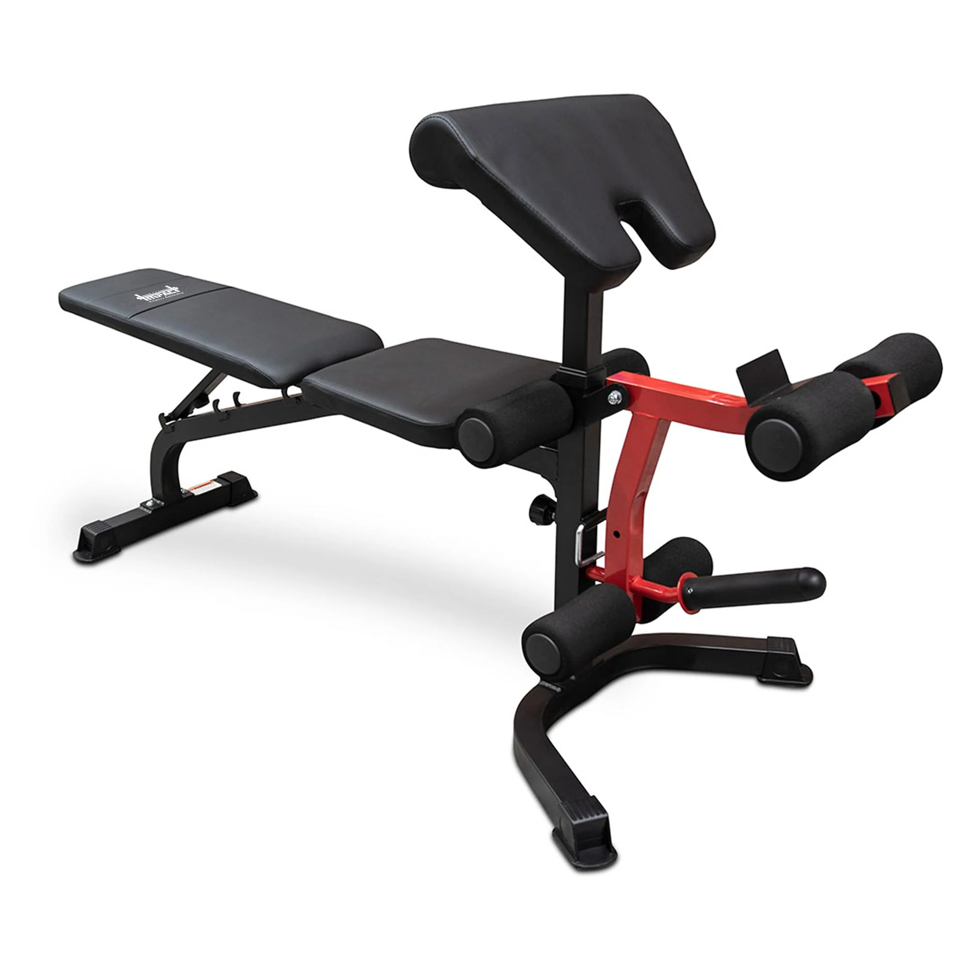 Squat Rack with Lat Pulldown - Adjustable Bench & 120kg Olympic Barbell Set - Image 10