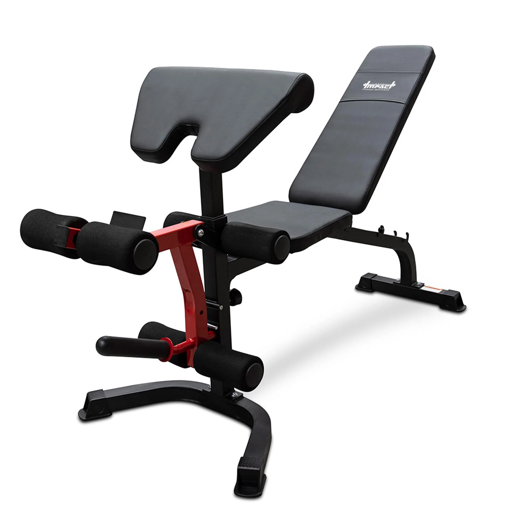 Multi-Function Squat Rack with Weight Bench & Lat Pulldown Seate Row Station - Image 9