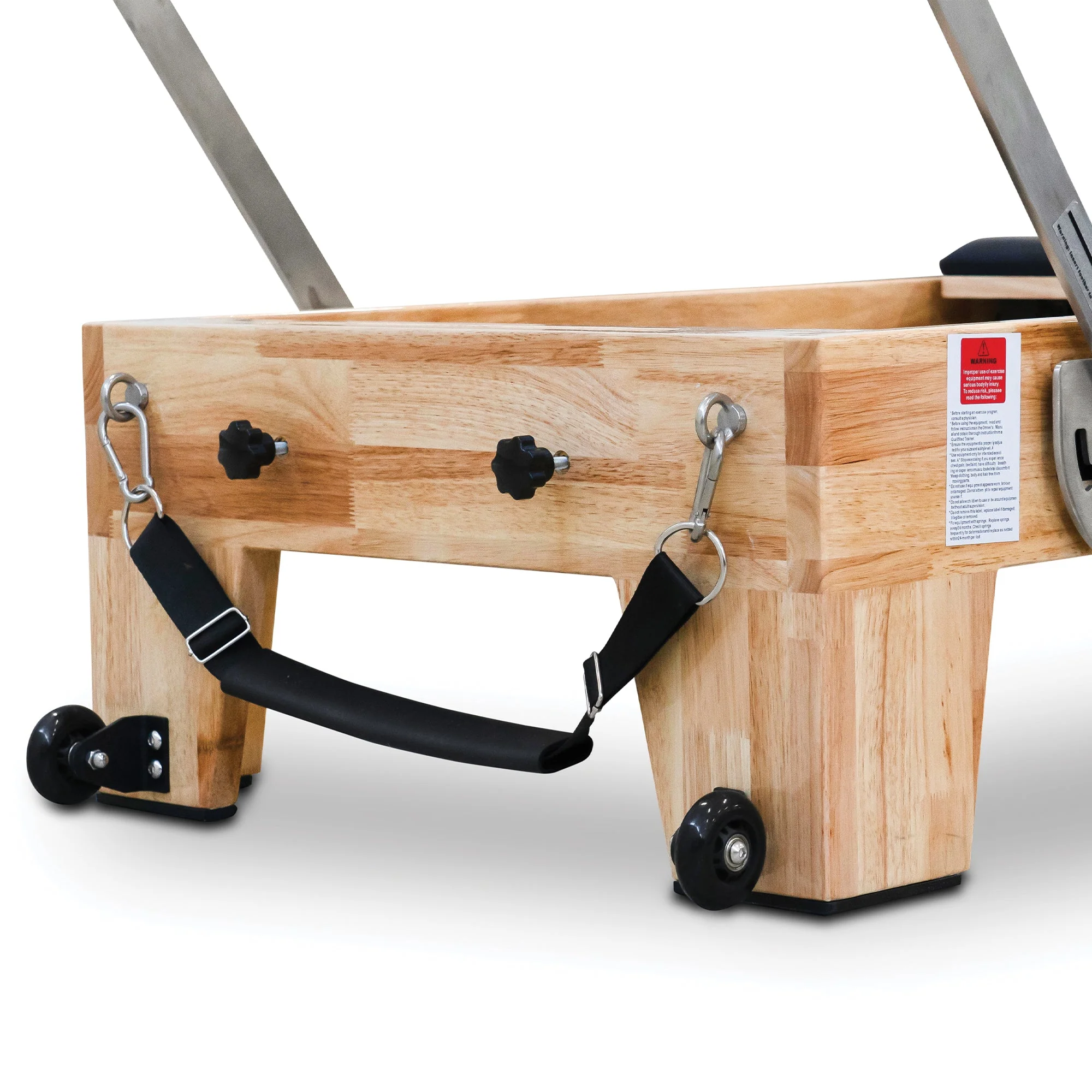 Pilates Reformer in Oak wood with Full Accessory Kit - Image 11