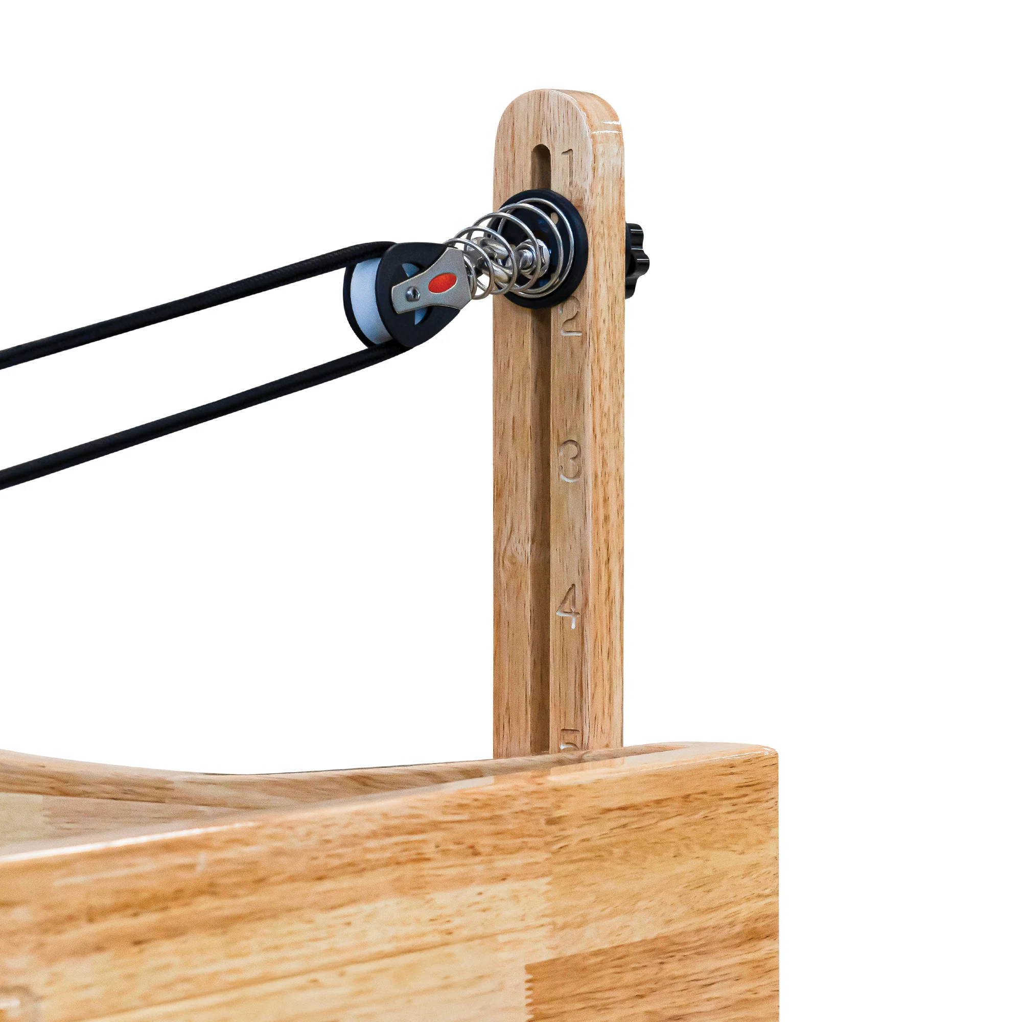 Pilates Reformer in Oak wood with Full Accessory Kit - Image 12