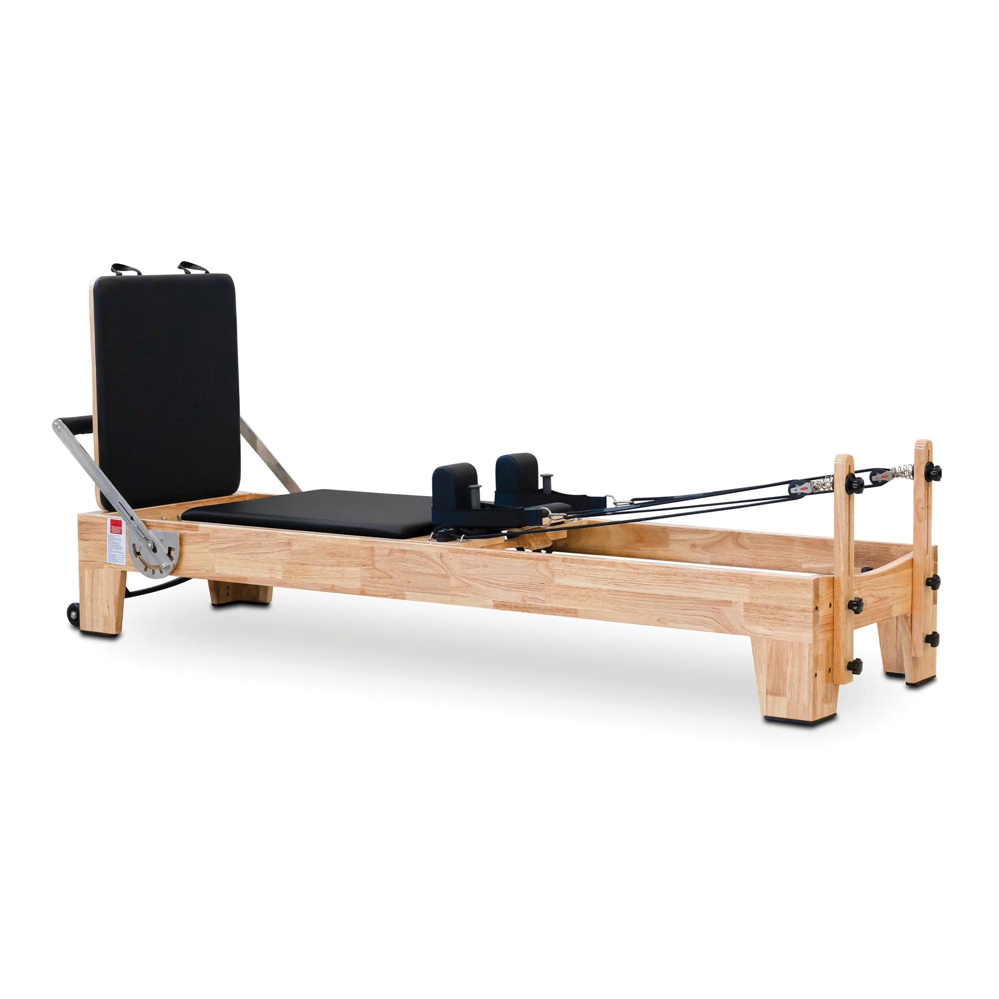 Pilates Reformer in Oak wood with Full Accessory Kit - Image 3