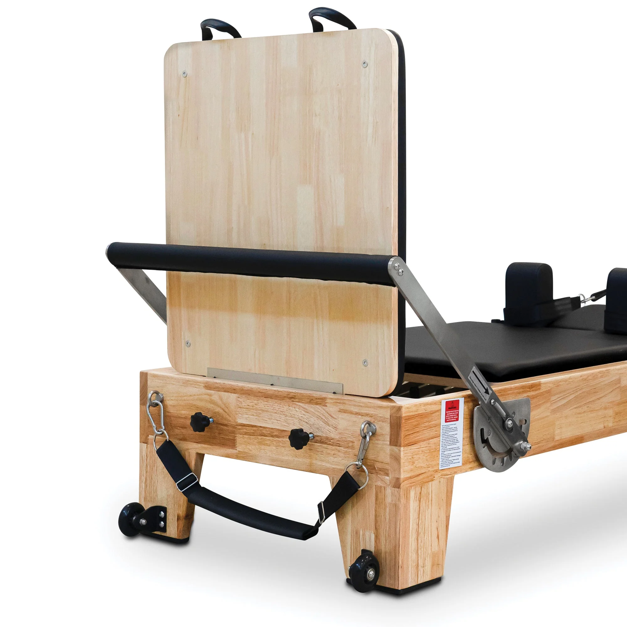 Pilates Reformer in Oak wood with Full Accessory Kit - Image 5