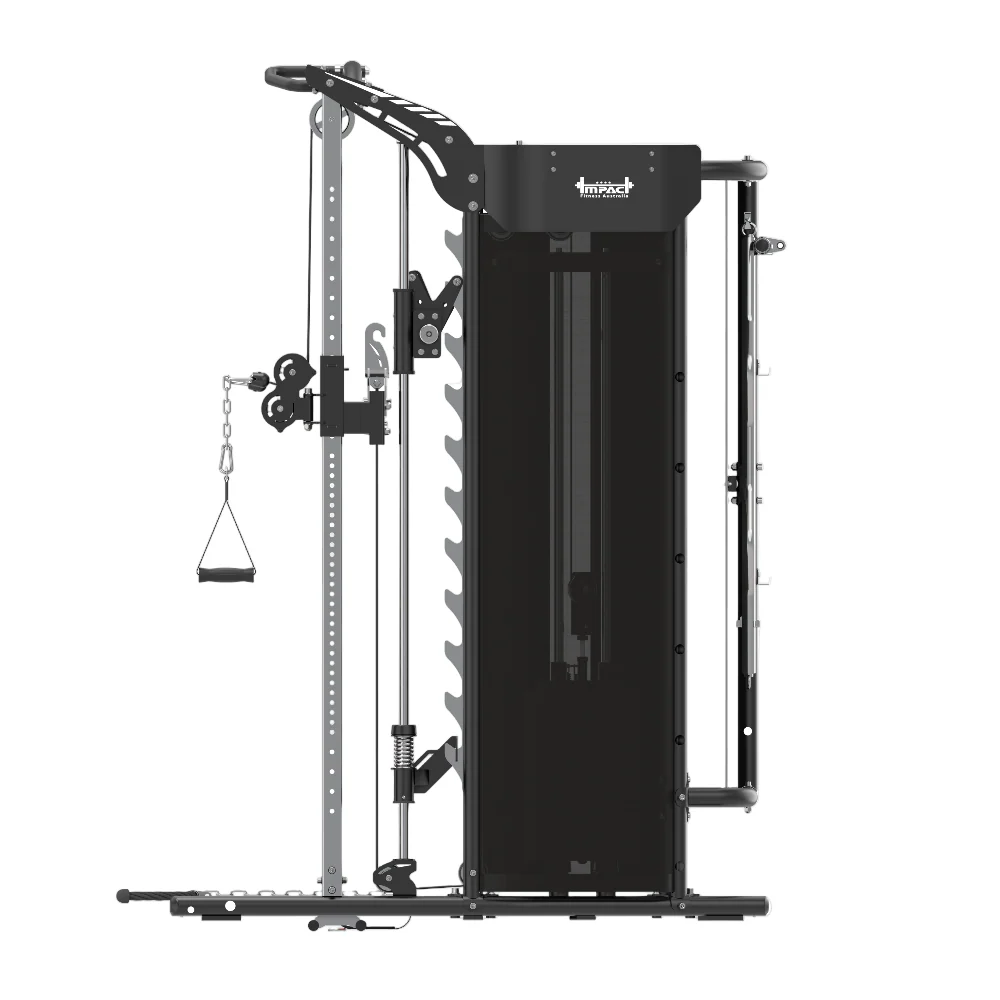 MF50 Multi Functional Trainer with Squat Rack and Smith Machine + Gym Cable Attachments - Image 4
