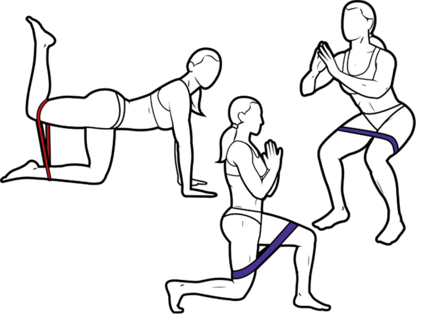 Mini Strength Resistance Bands Set of 5 - Image 8