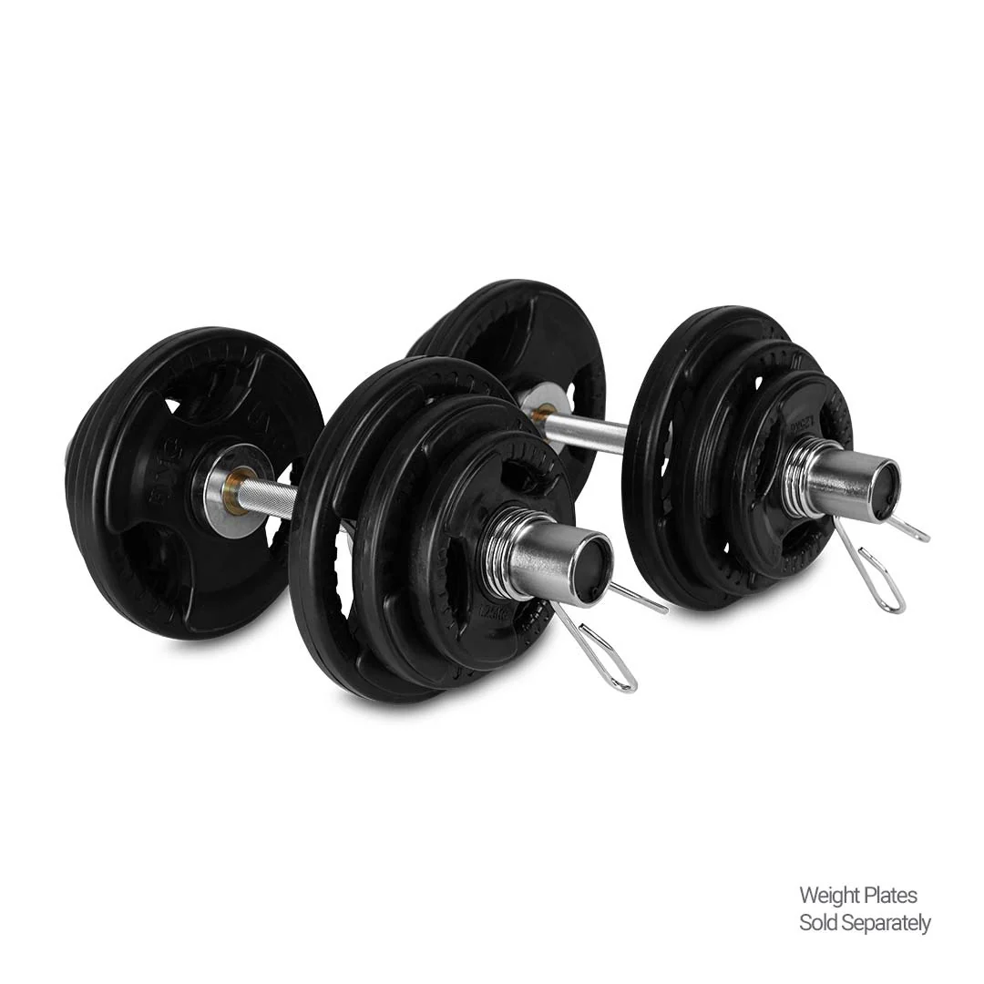 Pro Olympic Dumbbell Pair with Clips - Image 3