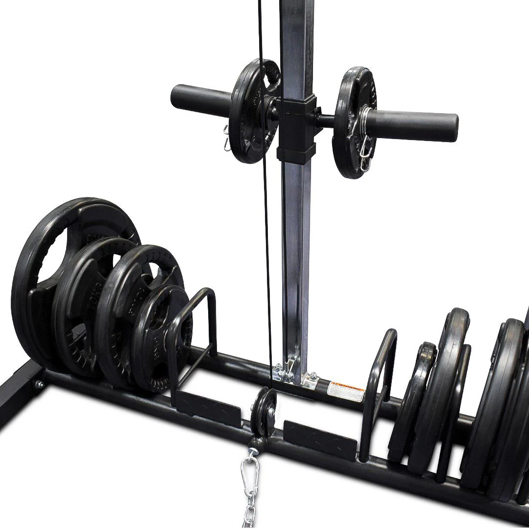Impact Fitness Power Rack Strength Station with Bench & Weight Set - Image 3